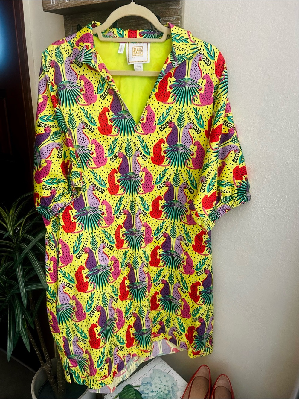 Emily McCarthy Poppy Peekaboo Dress Size Large #NWOT